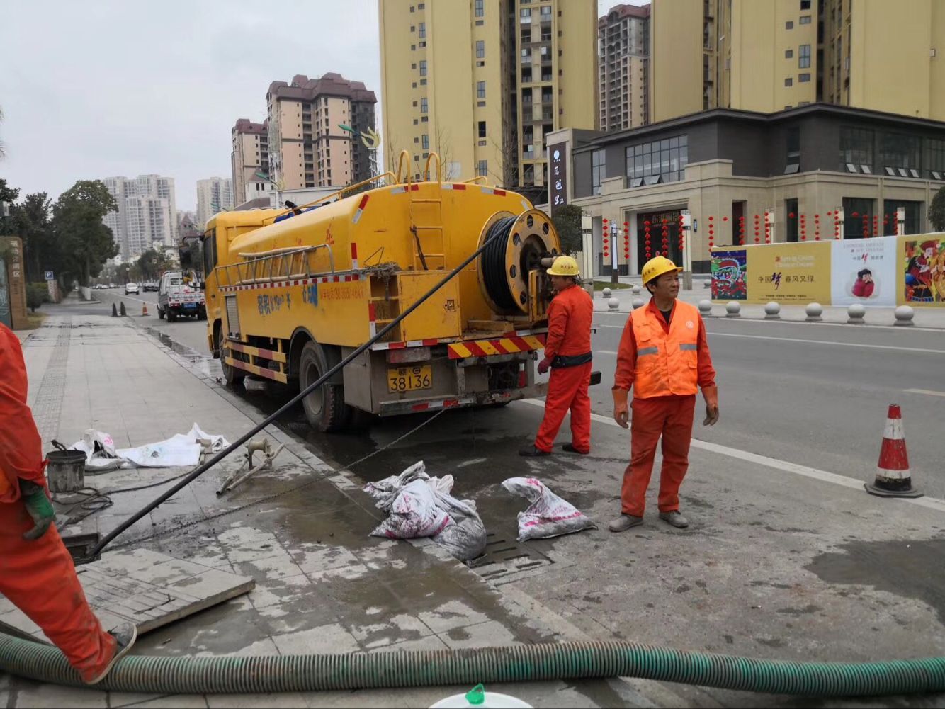 金溪排污管道清淤-管道清洗